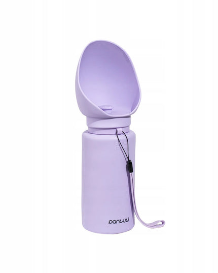 Sulankstoma silikoninė kelioninė gertuvė šunims MONTE, violetinė, 750 ml