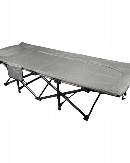 Sulankstoma turistinė lova Goliat 190x68 cm, patogi kempingo gultas-lova