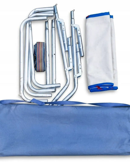 Sulankstomas paplūdimio gultas Piknik, lengvas, 1,6 kg, aliumininis, iki 120 kg
