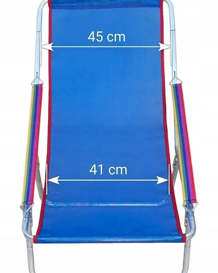 Sulankstomas paplūdimio gultas Piknik, lengvas, 1,6 kg, aliumininis, iki 120 kg