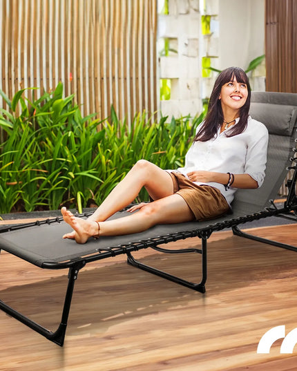 Sulankstomas sodo gultas Maltec OASIS GRAY