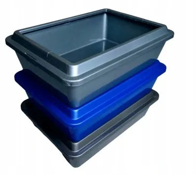 SUM-PLAST atvira katės kraiko dėžė vidutinė 42 cm x 30 cm x 12 cm