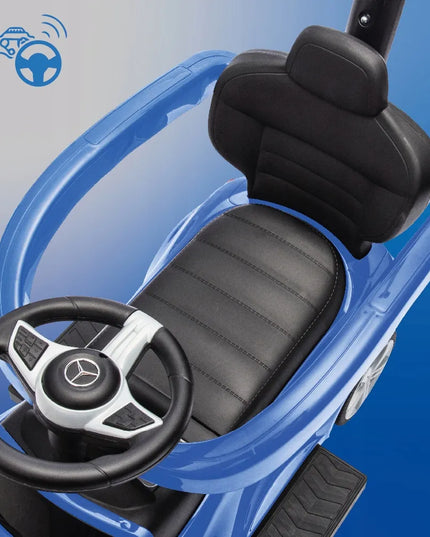 Sun Baby Mercedes C-Class paspirtukas-stumiukas vaikams, mėlynas