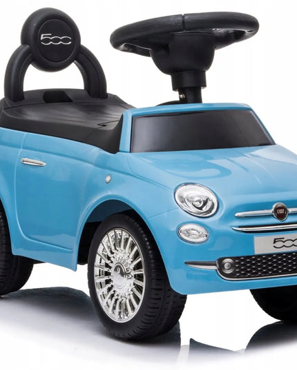 Sun Baby pasyvinis automobilis Fiat 500 stūmiklis berniukams su daiktadėže