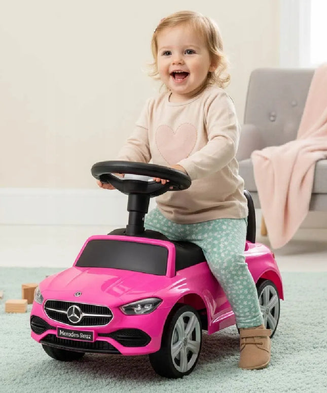 Sun Baby pasyvus vaikštynė Mercedes C-Class rožinis
