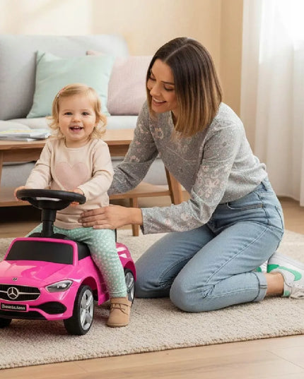 Sun Baby pasyvus vaikštynė Mercedes C-Class rožinis