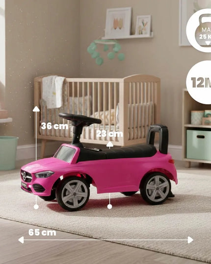 Sun Baby pasyvus vaikštynė Mercedes C-Class rožinis