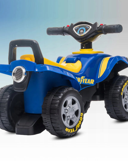 Sun Baby Quad Good Year paspirtukas vaikams nuo 1 metų su bagažine ir garsais