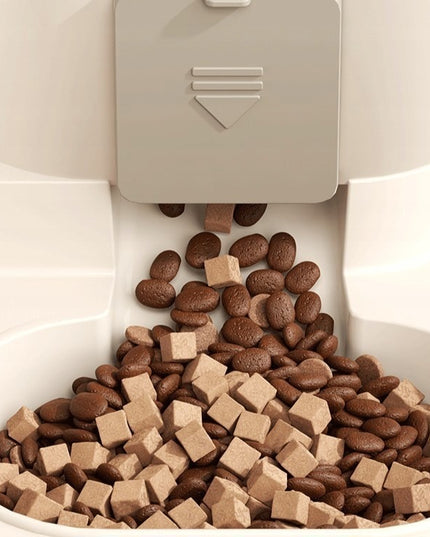 Šuns ir katės dubenėlių rinkinys su vandens dozatoriumi, automatinė šėrykla ir girdykla 650 ml