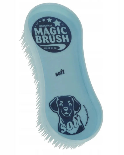 Šunų šepetys, Ocean Blue, minkštas, MagicBrush