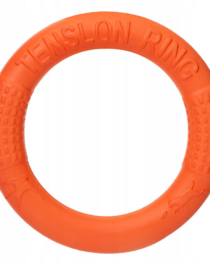 Šunų žaislas „Doggy“ – plūduriuojantis žiedas, 27,5 cm, oranžinis