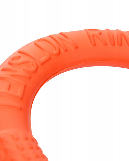 Šunų žaislas „Doggy“ – plūduriuojantis žiedas, 27,5 cm, oranžinis