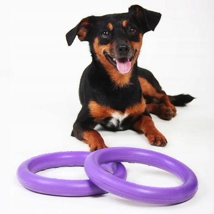 Šunų žaislas PULLER Mini 18 cm – treniruočių žiedai mažų veislių šunims, 2 vnt.