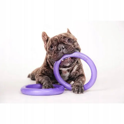Šunų žaislas PULLER Mini 18 cm – treniruočių žiedai mažų veislių šunims, 2 vnt.