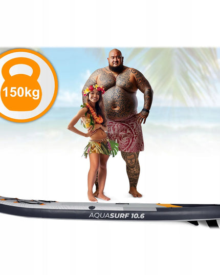 SUP lenta AQUASURF 320 x 84 x 15 cm Neo-sport pilnas komplektas plaukimui
