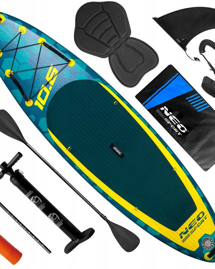 SUP lenta AQUASURF 320 x 84 x 15 cm Neo-Sport, pilnas komplektas