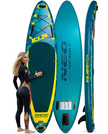 SUP lenta AQUASURF 320 x 84 x 15 cm Neo-Sport, pilnas komplektas