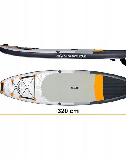 SUP lenta, irklentė AQUASURF 320 x 84 x 15 cm Neo-sport pilnas komplektas plaukimui