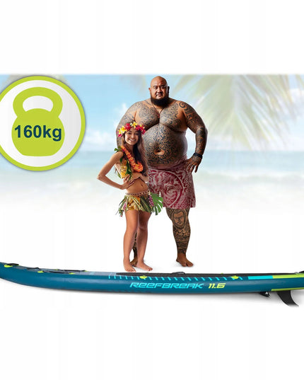 SUP lenta Neo-sport ReefBreak 350 x 81 x 15 cm, pilnas komplektas