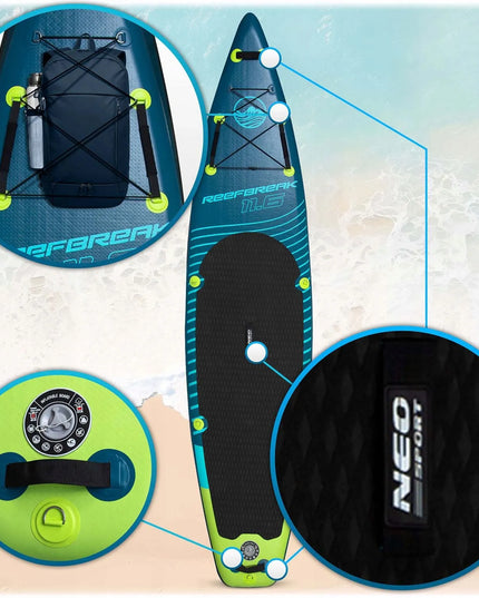 SUP lenta Neo-sport ReefBreak 350 x 81 x 15 cm, pilnas komplektas
