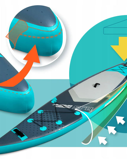 SUP lenta Neo-sport Reefbreak 350 x 81 x 15 cm visapusiškas rinkinys