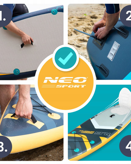 SUP lenta Neo-sport Reefbreak 350 x 81 x 15 cm, visas komplektas plaukiojimui