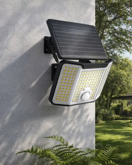 SuperLED Merkury II LED saulės prožektorius, 800 lm, 6000K su judesio ir prieblandos jutikliu