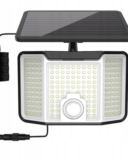 SuperLED Merkury II LED saulės prožektorius, 800 lm, 6000K su judesio ir prieblandos jutikliu