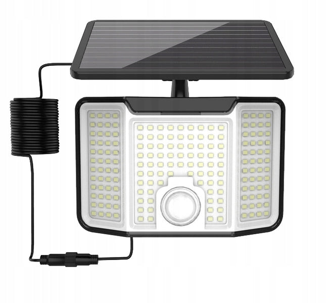SuperLED Merkury II LED saulės prožektorius, 800 lm, 6000K su judesio ir prieblandos jutikliu