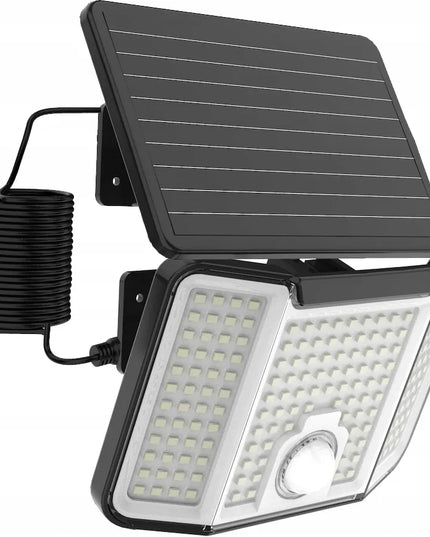 SuperLED Merkury II LED saulės prožektorius, 800 lm, 6000K su judesio ir prieblandos jutikliu