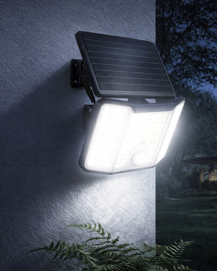 SuperLED Merkury II LED saulės prožektorius, 800 lm, 6000K su judesio ir prieblandos jutikliu