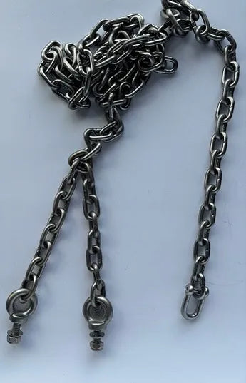 Sūpynės su metaliniu įdėklu ant grandinės 44,5 x 17,5 x 2,5 cm