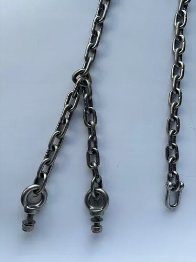 Sūpynės su metaliniu įdėklu ant grandinės 44,5 x 17,5 x 2,5 cm