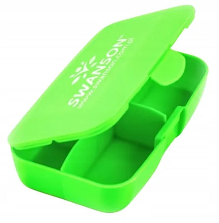 Swanson Pill box – kokybiško plastiko tablečių dėžutė