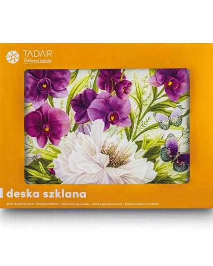 Tadar stiklinė pjaustymo lenta Peonia 1 vnt.
