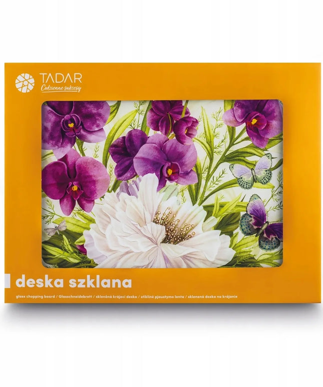 Tadar stiklinė pjaustymo lenta Peonia 1 vnt.