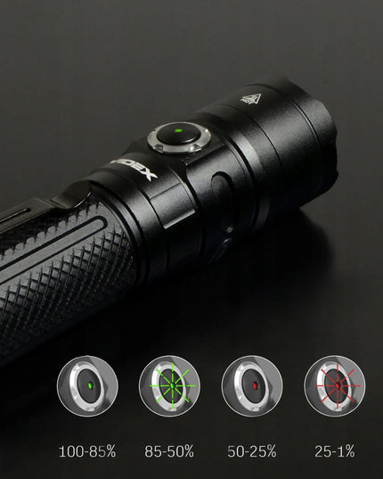 Taktinis LED akumuliatorinis žibintuvėlis Videx, 4000lm, IP68