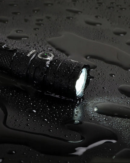 Taktinis LED žibintuvėlis Videx, 4000lm, USB-C, atsparus vandeniui