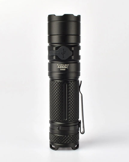 Taktinis LED žibintuvėlis Videx, 4000lm, USB-C, atsparus vandeniui
