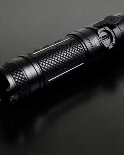 Taktinis LED žibintuvėlis Videx, 4000lm, USB-C, atsparus vandeniui