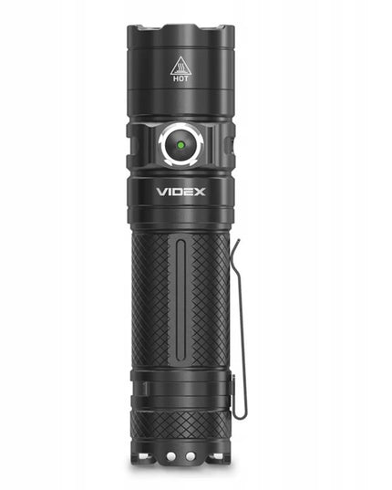 Taktinis LED žibintuvėlis Videx, 4000lm, USB-C, atsparus vandeniui