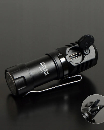 Taktinis LED žibintuvėlis Videx 600lm 10W, rankinis ir galvos
