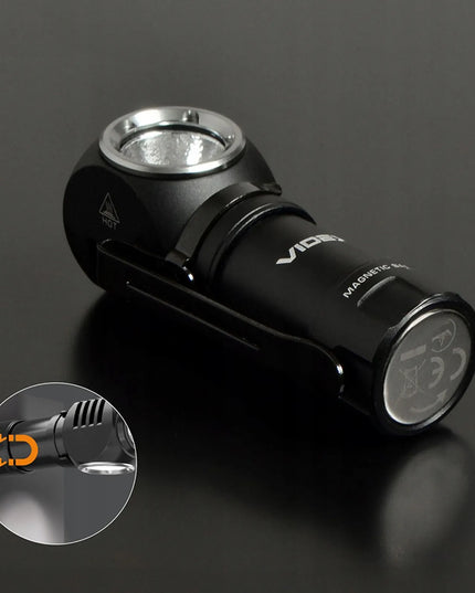 Taktinis LED žibintuvėlis Videx 600lm 10W, rankinis ir galvos