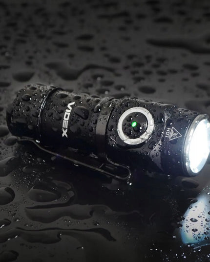 Taktinis LED žibintuvėlis Videx, 600lm, įkraunamas, atsparus vandeniui, USB-C