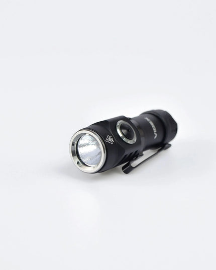 Taktinis LED žibintuvėlis Videx, 600lm, įkraunamas, atsparus vandeniui, USB-C
