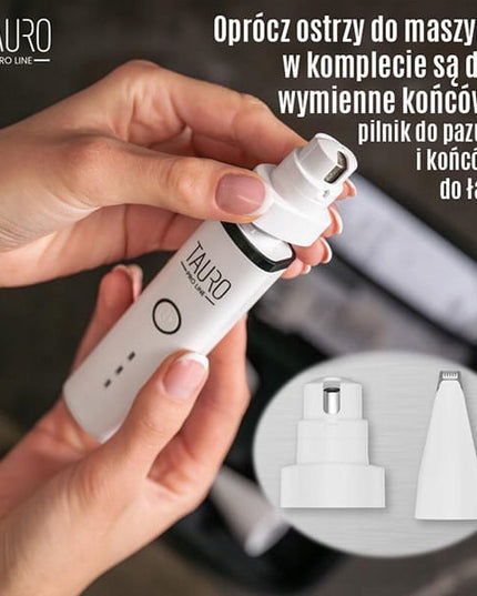 Tauro Pro Line 2-in-1 plaukų kirpimo mašinėlė ir dildė