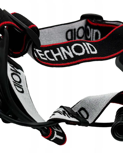 Technoid 500L PRO LED žibintuvėlis ant galvos, 5000 lm, 1000 m nuotolis, su priedais