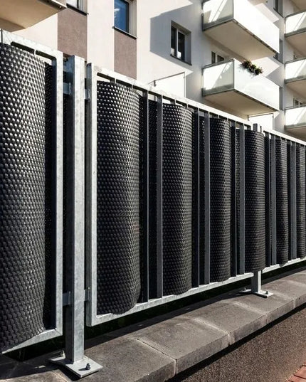 Technorattano balkono kilimėlis su akutėmis 1x5 m riešuto spalvos RD01 1300 g patvarus