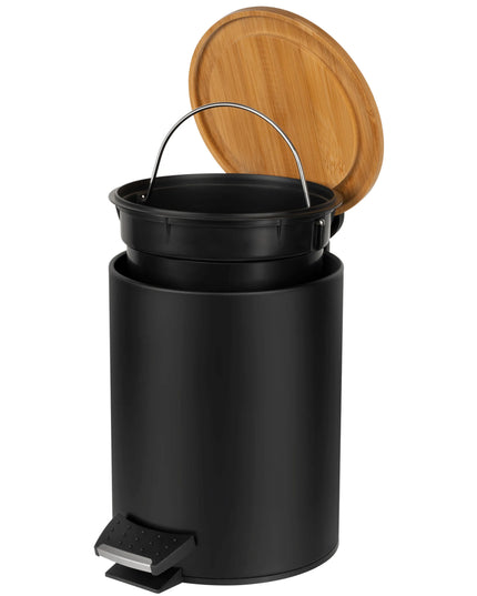 Teesa vonios kambario šiukšliadėžė, 3 l, juoda