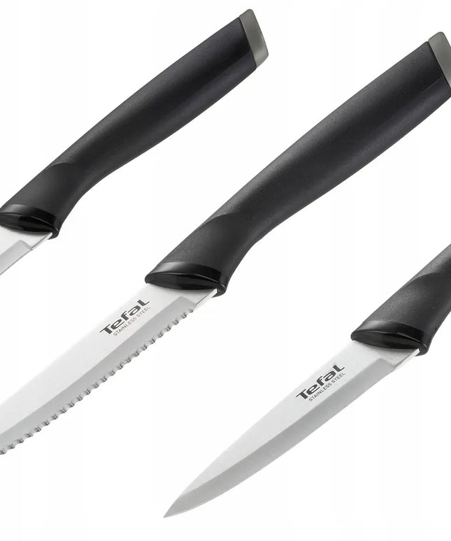 TEFAL Essential nerūdijančio plieno peilių rinkinys, 3 dalių